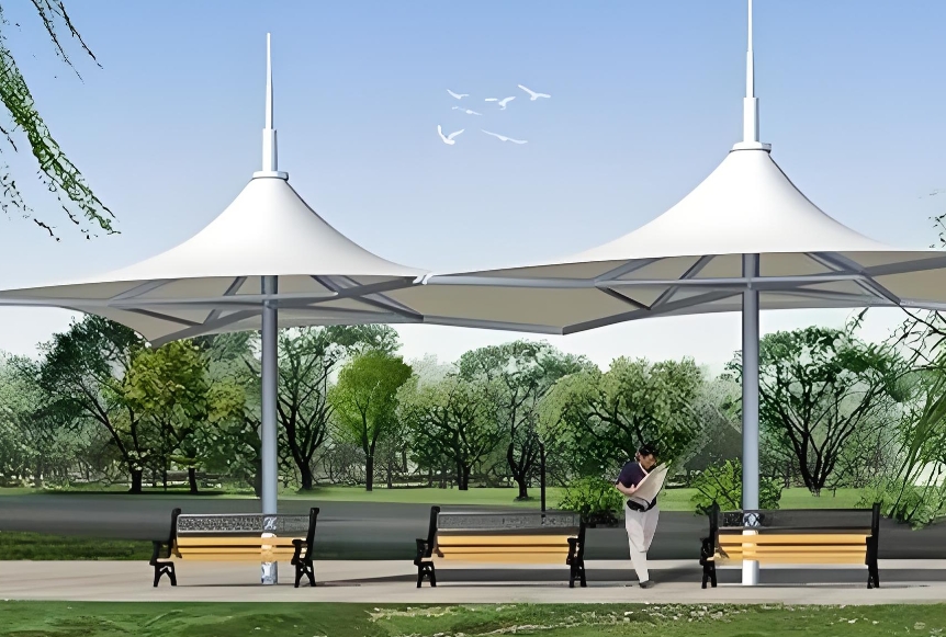 膜结构看台受风破损的原因