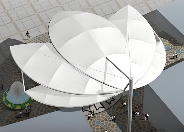 膜结构看台在体育场的应用